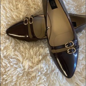 NWT- Burgundy/dark wine flats